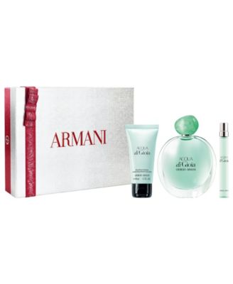 Подарочный набор Armani Acqua di Gioia Parfum, 3 предмета