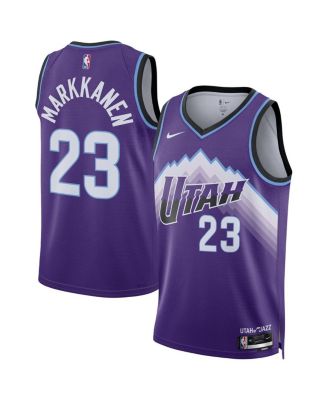 Мужская и женская игровая футболка Darryn Peterson Purple Utah Jazz 2026 NBA Draft Swingman Icon Edition от Nike