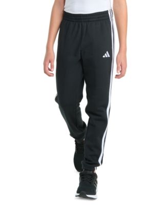 adidas джоггеры с манжетами и тремя полосками для мальчиков 8-20