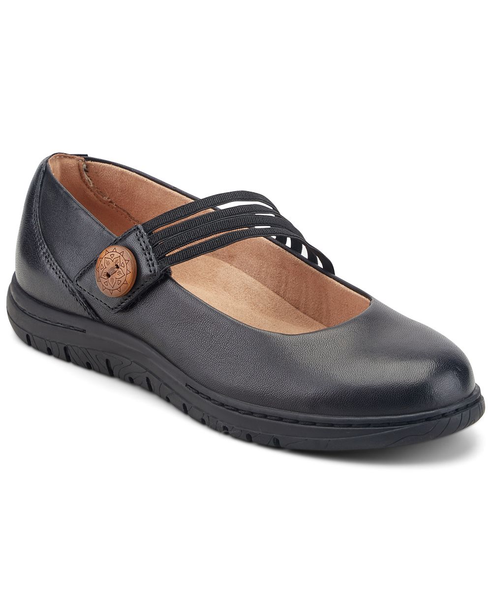 Earth Women's Vannie Elastic Mary Jane Flats