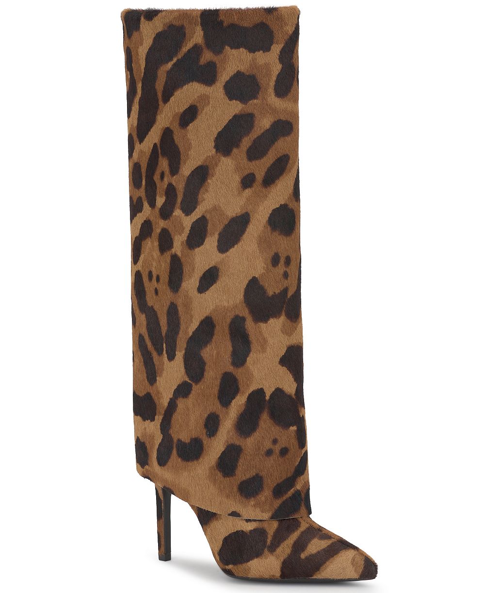 I.N.C. International Concepts Skylar Fold Over Cuffed Knee-High Boots, Created for Macy's