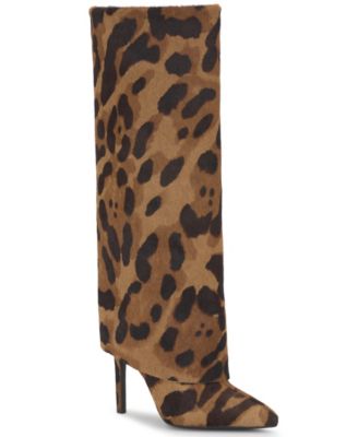 I.N.C. International Concepts Skylar Fold Over Cuffed Knee-High Boots, Created for Macy's