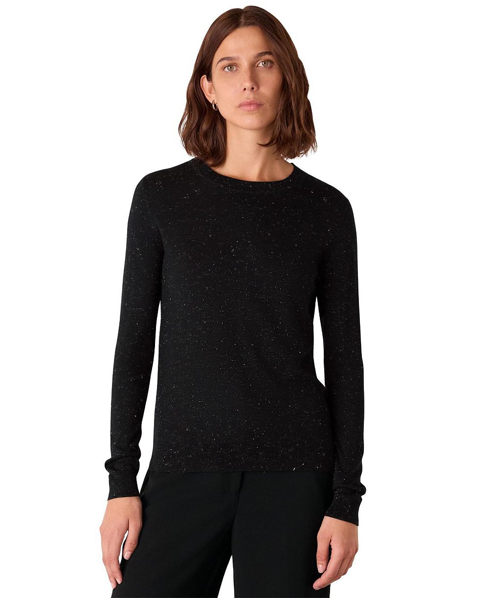 Whistles Women's Annie Sparkle Knit Top