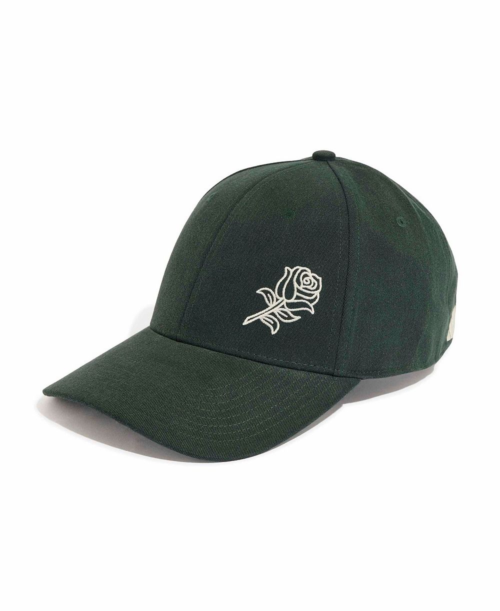 Adidas Men's and Women's Green Manchester United Rose Baseball Adjustable Hat