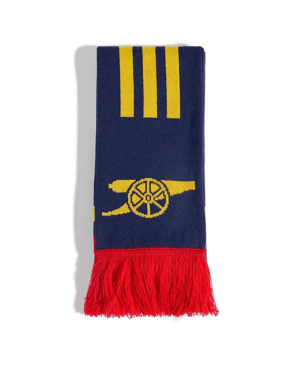 Женский двусторонний тканый шарф adidas с графикой клуба Arsenal 2026/27 Away