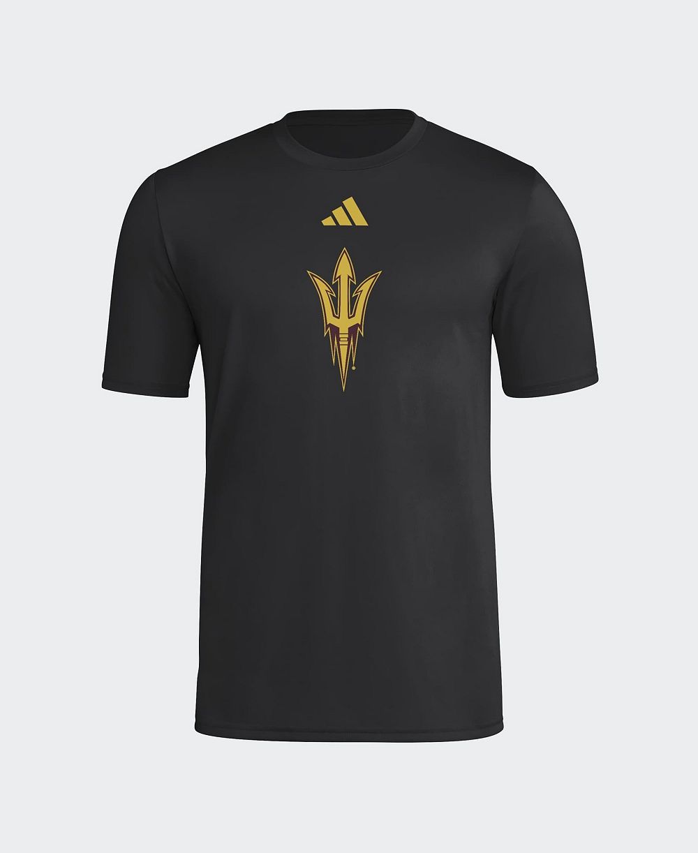 adidas Men's Arizona State Sun Devils Screen Print Regular-Fit T-Shirt