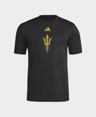 adidas мужская футболка регулярного кроя с экранной печатью «Аризона Стэйт Сун Девилс»
