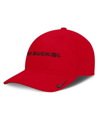 Nike Ohio State Buckeyes Stretch-Fit Aerobill Swooshflex Baseball Cap
