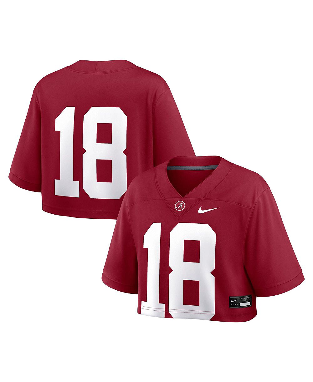 Женская джерси Nike Alabama Crimson Tide Crop V-Neck