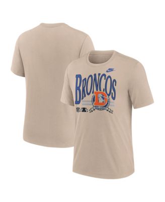 Мужская футболка Nike Denver Broncos Rewind Vintage из трикотажной смеси