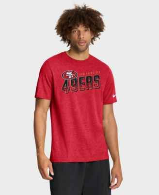 Nike Мужская футболка Tri-Blend Crewneck San Francisco 49ers Believe The Game