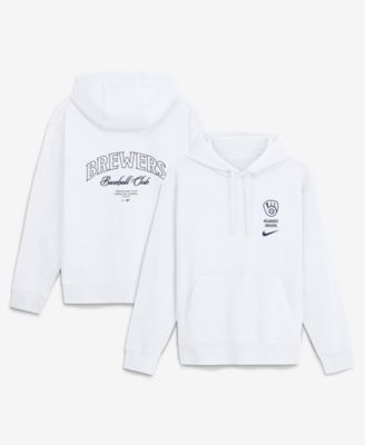 Мужское худи Nike Milwaukee Brewers Club Fleece Pullover