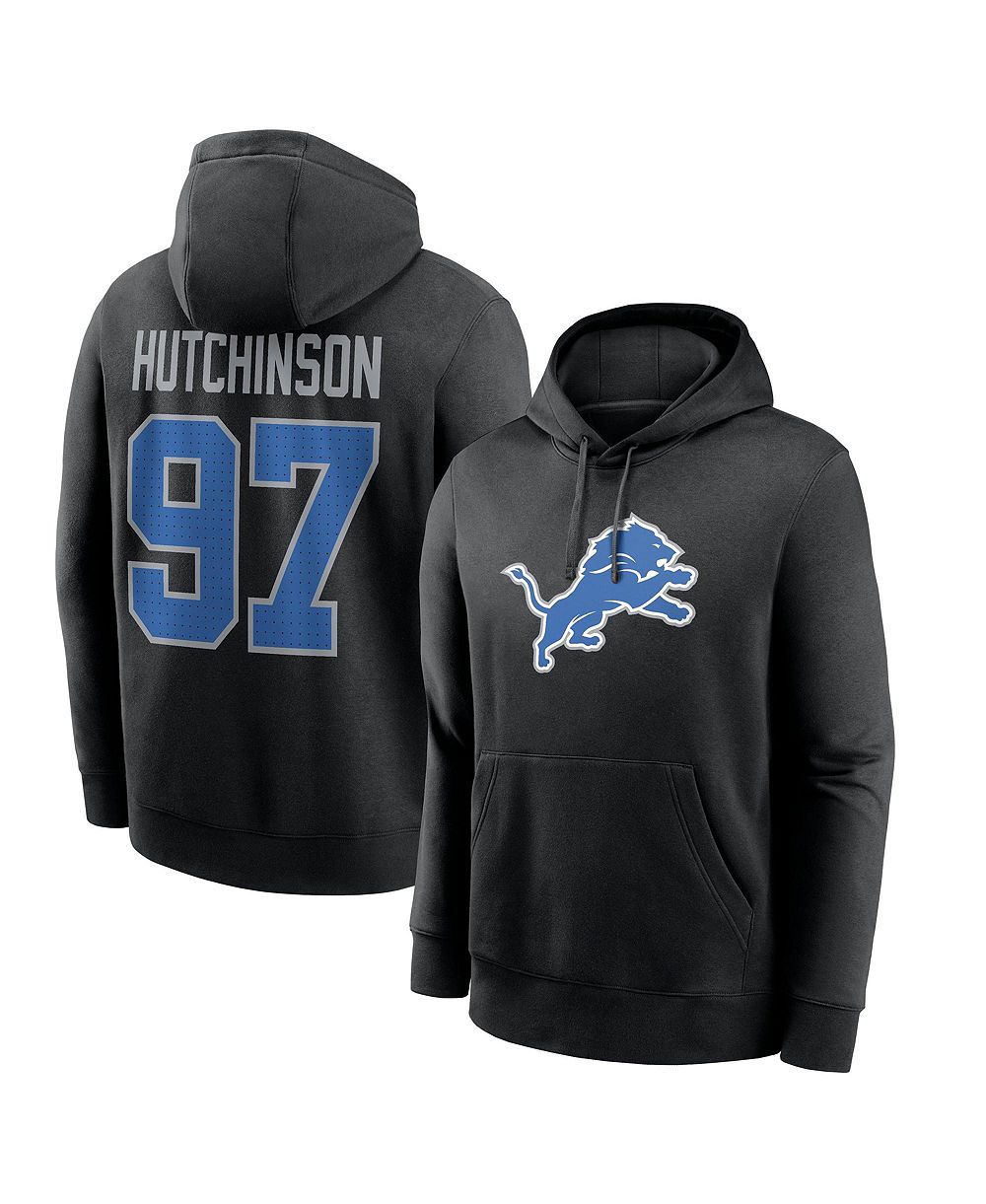 Худи Nike Men's Detroit Lions Aidan Hutchinson Fleece Classic-Fit