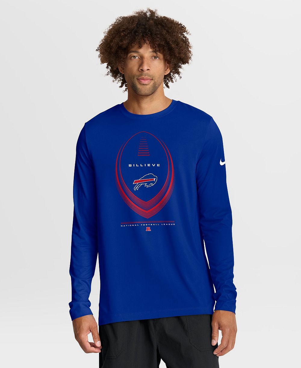 Мужская футболка Nike Buffalo Bills Legend Icon Dri-FIT Long Sleeve