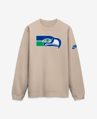Nike Мужское флисовое худи Seattle Seahawks Rewind Club с длинным рукавом