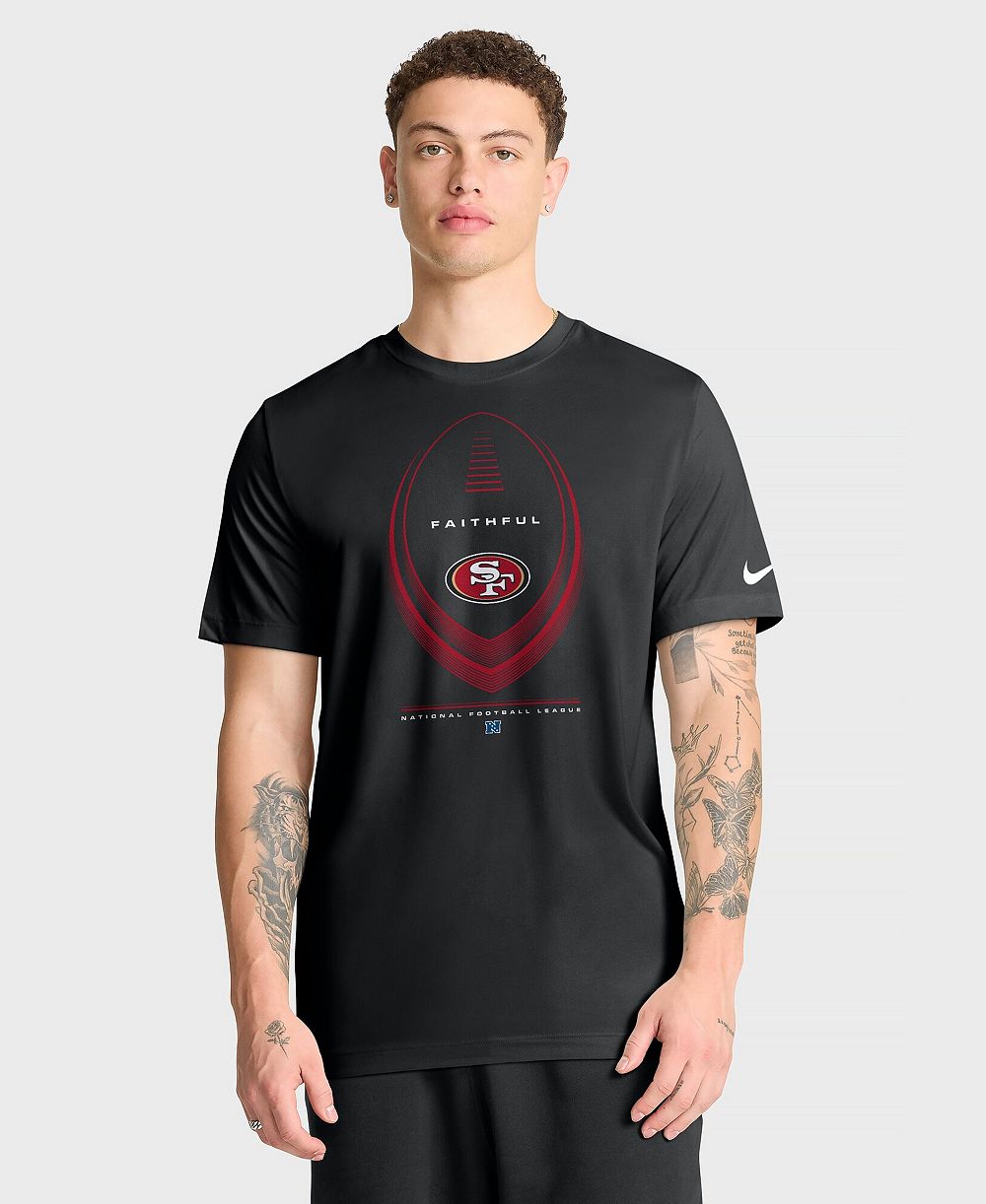Nike Men's Big & Tall San Francisco 49ers Legend Icon Graphic Crewneck T-Shirt