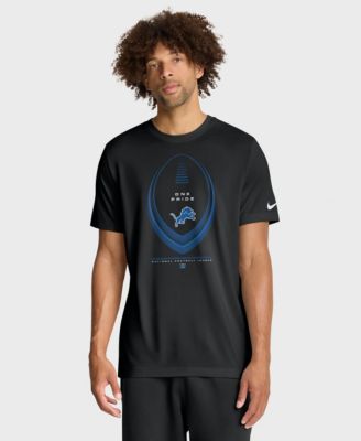 Nike мужская футболка с графическим принтом Detroit Lions Legend Icon Dri-FIT больших размеров