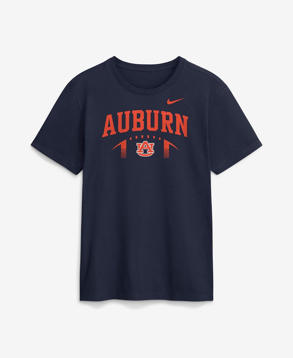 Nike Men's Auburn Tigers Auburn Primetime Football Icon Short-Sleeve Crewneck T-Shirt