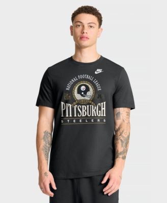 Nike Men's Rewind Essential Pittsburgh Steelers Screen-Printed Throwback T-Shirt