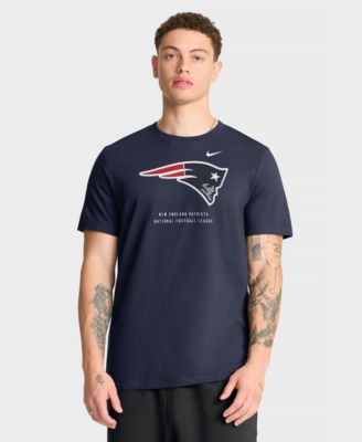 Мужская футболка Nike New England Patriots с коротким рукавом, круглый вырез