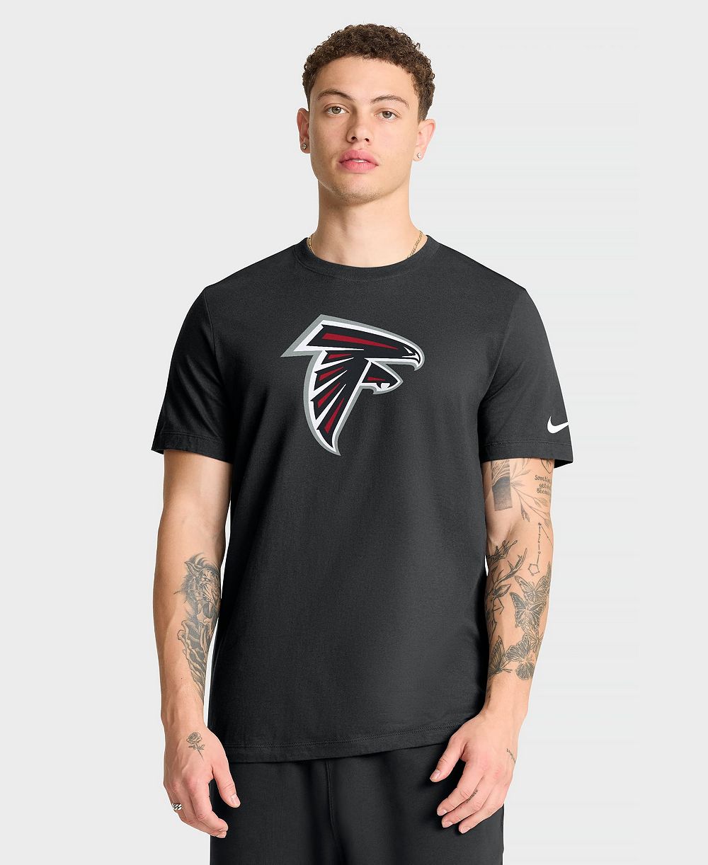 Nike Men's Atlanta Falcons Essential Crew Neck Screen Print Graphics T-Shirt