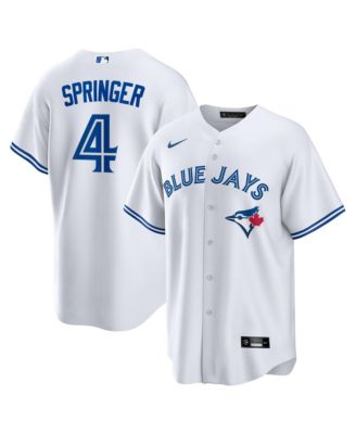 Nike Мужская реплика джерси George Springer Toronto Blue Jays Home