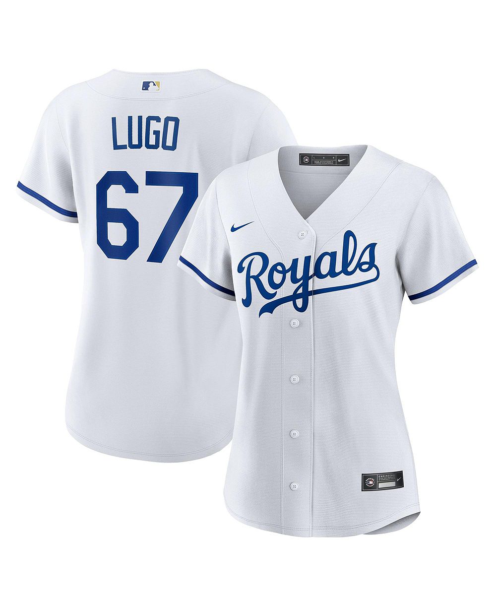 Nike Men's Kansas City Royals S Lugo 67 Replica Short-Sleeve V-Neck Jersey