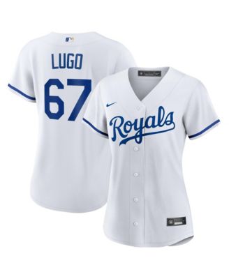 Мужская джерси Nike Kansas City Royals S Lugo 67 Replica, короткий рукав, V-образный вырез