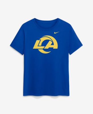 Хлопковая футболка Nike Los Angeles Rams с коротким рукавом для женщин
