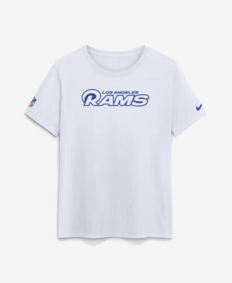 Nike Women's Los Angeles Rams Fearsome Screen-Print Crewneck T-Shirt