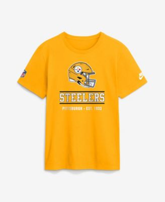 Мужская футболка Nike Pittsburgh Steelers Final Sprint Crewneck Short Sleeve