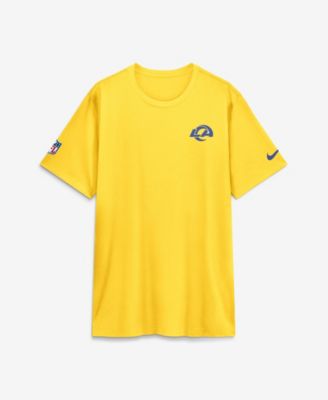 Мужская футболка Nike с круглым вырезом и маленьким логотипом Los Angeles Rams