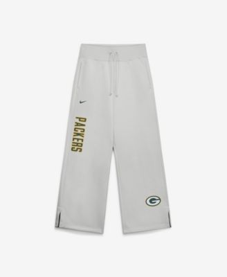 Nike Women's Green Bay Packers Primetime Phoenix Wide-Leg Brushed French Terry Sweatpants