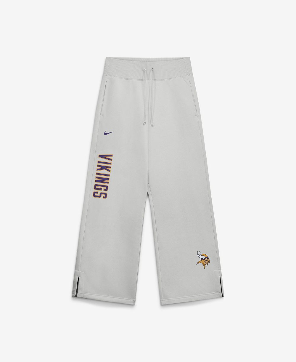 Nike женские широкие флисовые штаны с логотипом Minnesota Vikings Primetime Phoenix