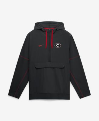 Худи Nike Georgia Bulldogs Georgia Sideline Anorak Half-Zip для мужчин