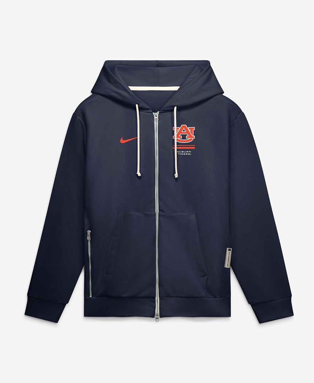 Мужское худи Nike Auburn Tigers Sideline Standard Issue Full-Zip Relaxed-Fit
