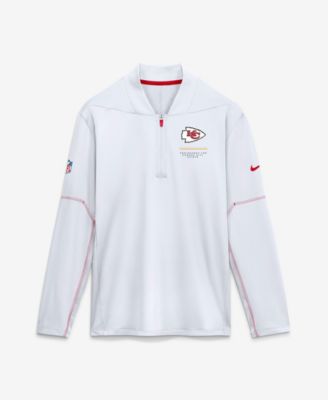 Nike мужской свитшот с длинным рукавом и половинной молнией Kansas City Chiefs для боковой линии