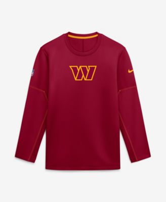 Nike Мужская толстовка Washington Commanders Sideline Coaches с круглым вырезом