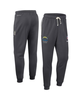 Мужские флисовые брюки Nike Los Angeles Chargers Sideline Standard Issue Dri-FIT зауженные