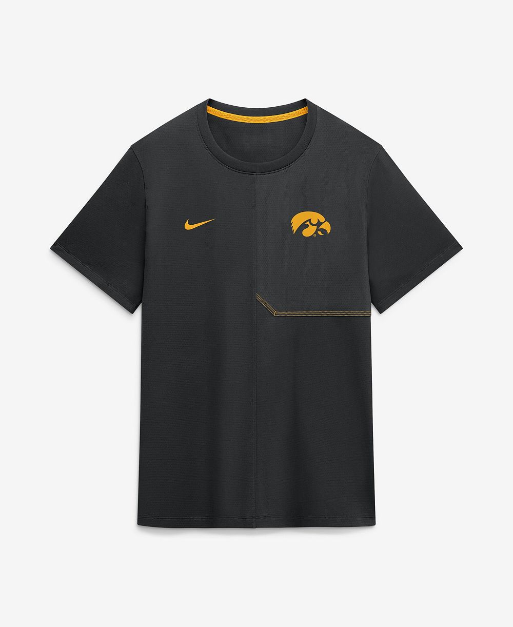 Nike Men's Iowa Hawkeyes 2026 Sideline Dri-FIT Coaches T-Shirt