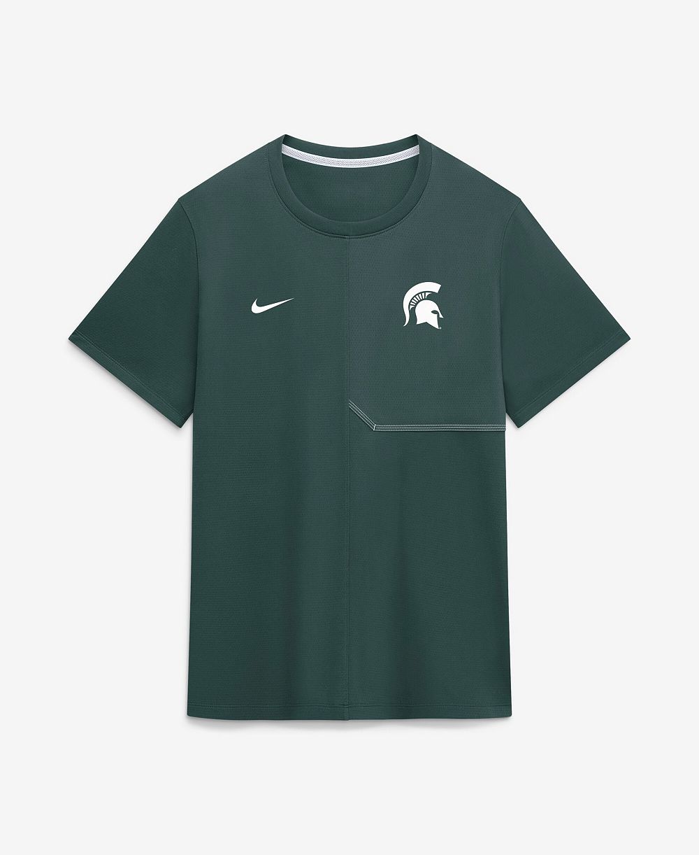 Nike Men's Michigan State Spartans Sideline Coach T-Shirt
