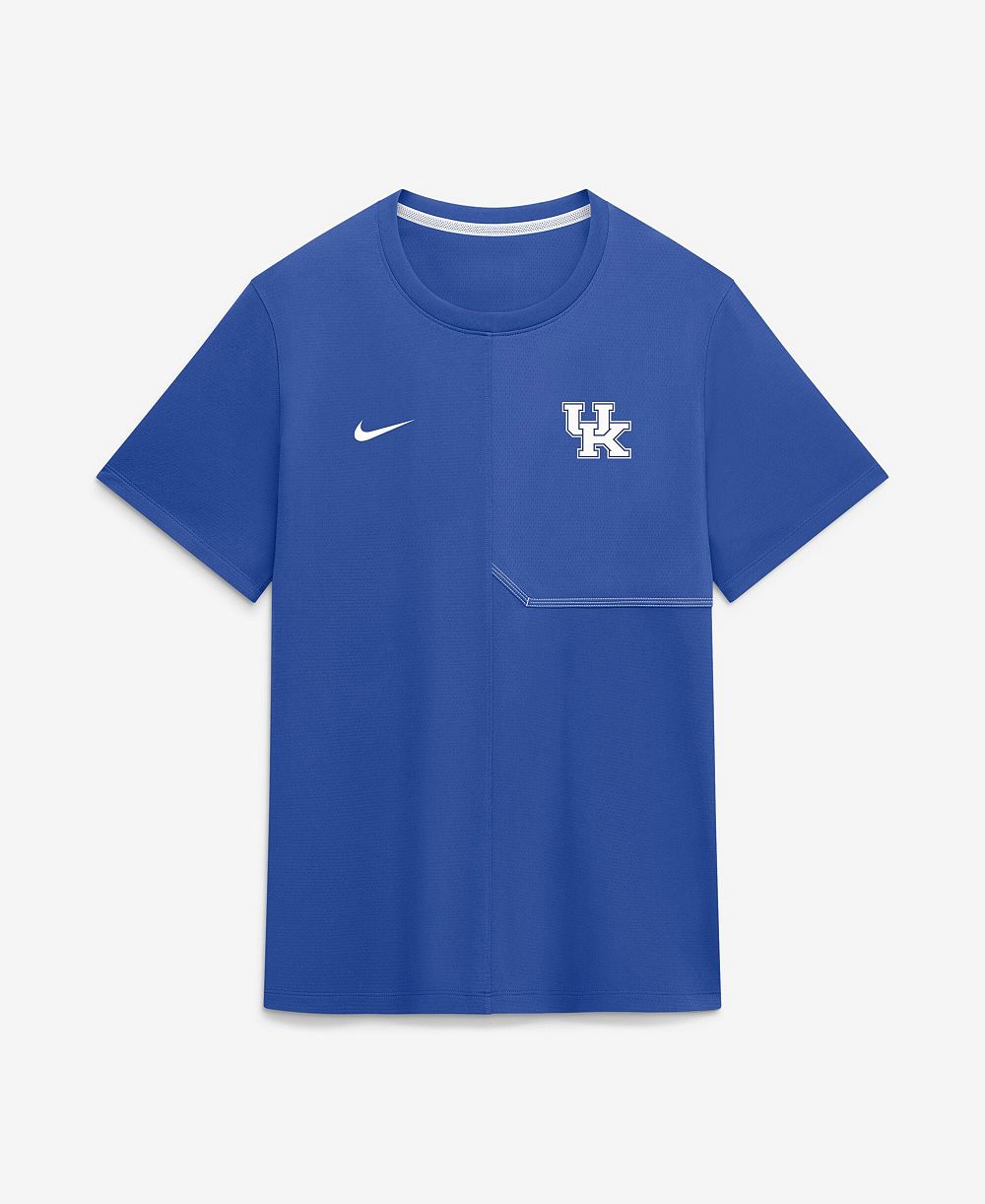 Nike Men's Kentucky Wildcats 2026 Sideline Coaches Short Sleeve Crew Neck T-Shirt