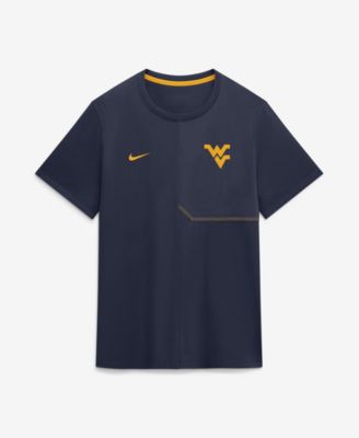 Nike Мужская футболка West Virginia Sideline Coach с сетчатыми панелями