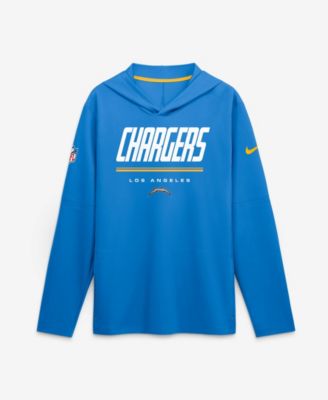 Nike мужская легкая худи с длинным рукавом Dri-FIT для боковой линии Лос-Анджелес Чарджерс