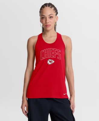 Nike Women's Kansas City Chiefs Primetime Dri-FIT Scoop Neck Tri-Blend Tank Top