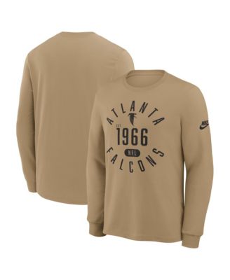 Мужская футболка Nike Atlanta Falcons Blitz Package Rewind Vintage Slub Graphic Crewneck Long Sleeve