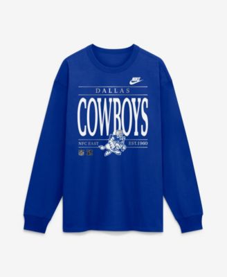Nike мужская футболка с длинным рукавом Dallas Cowboys Red Zone Max90 с принтом и ретро-дизайном