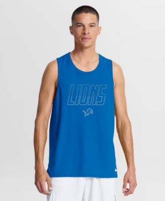 Мужской топ Nike с двойной пике Detroit Lions