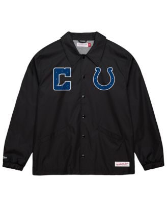Mitchell & Ness мужская куртка тренеров с полной застёжкой-молнией Indianapolis Colts Indiana Nights