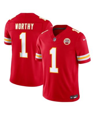 Nike Men's Kansas City Chiefs Xavier Worthy Vapor F.U.S.E. Limited V-Neck Jersey